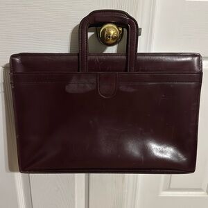 Vintage Hartmann leather briefcase.
